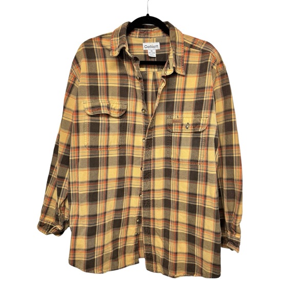 Carhartt Other - 2/$20   Carhartt Heavyweight Flannel Work Shirt S175